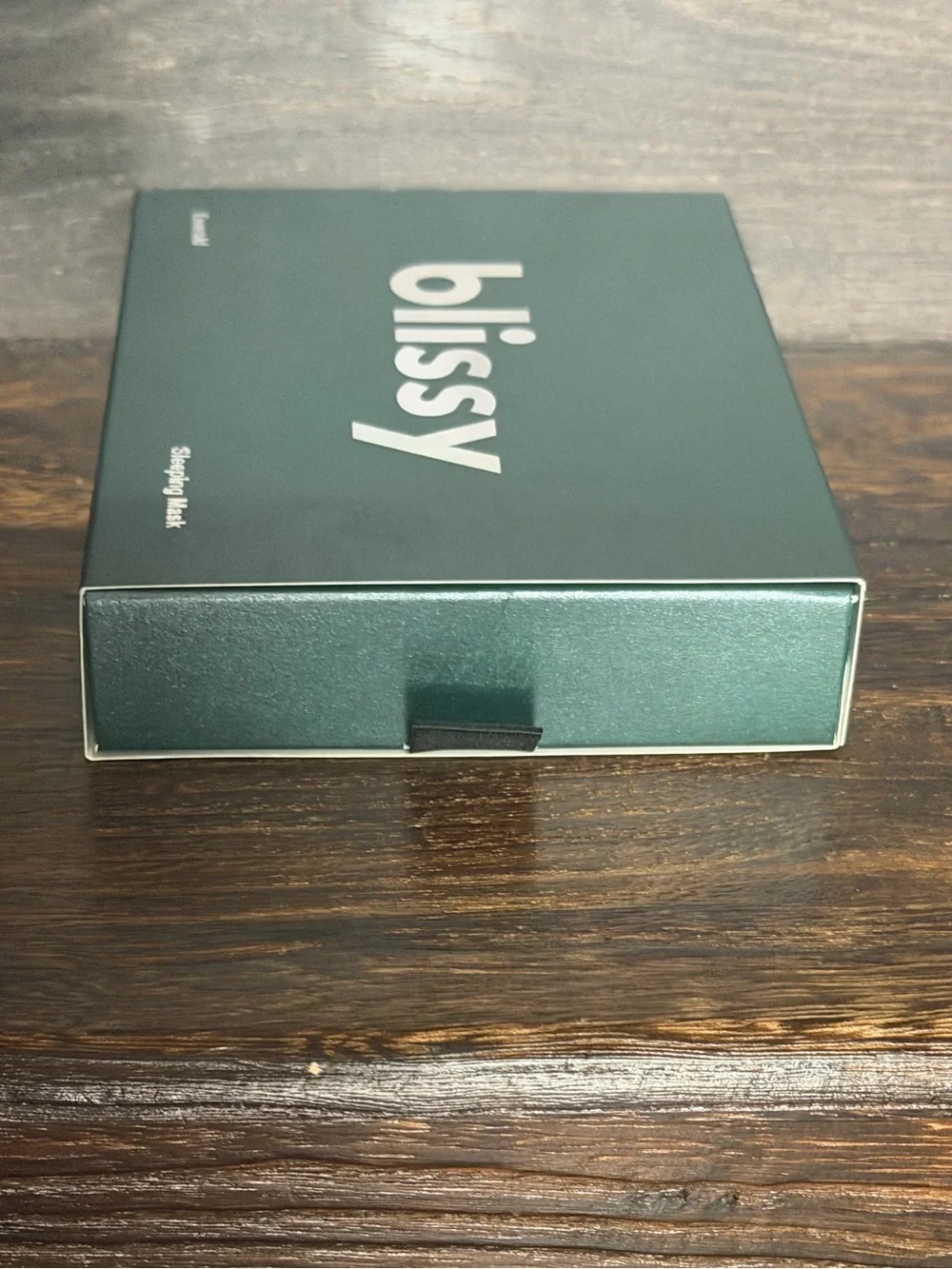 Blissy Emerald 100% Mulberry Silk Sleep Mask 22 Momme w/ Box & Pouch